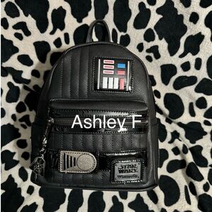 Star Wars darth vader loungefly Mini Backpack heart logo
